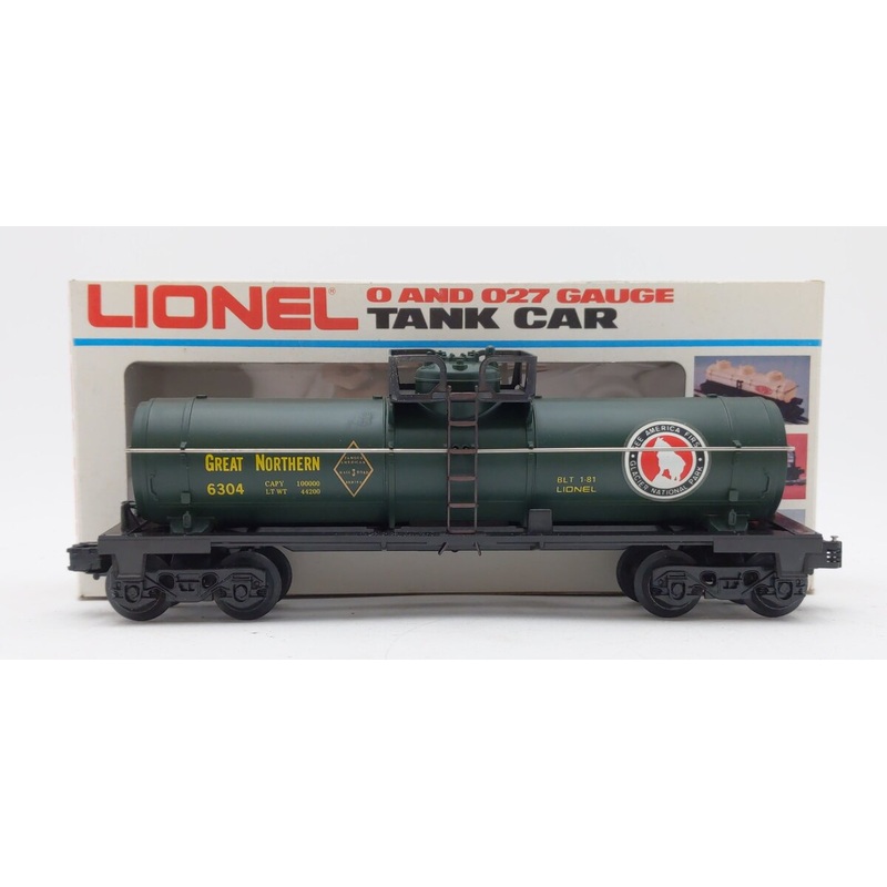 Lionel 6-6304 O Famous American Railroad Great Northern Single Dome Tank Car VG/Box