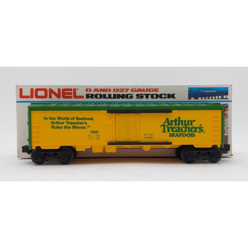 Lionel 6-7512 O Gauge Arthur Treacher’s Refrigerator Car EX/Box