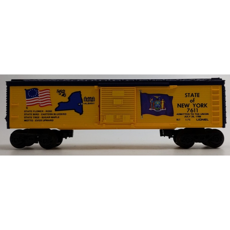 Lionel 6-7611 O Gauge State of New York Boxcar #7611 EX