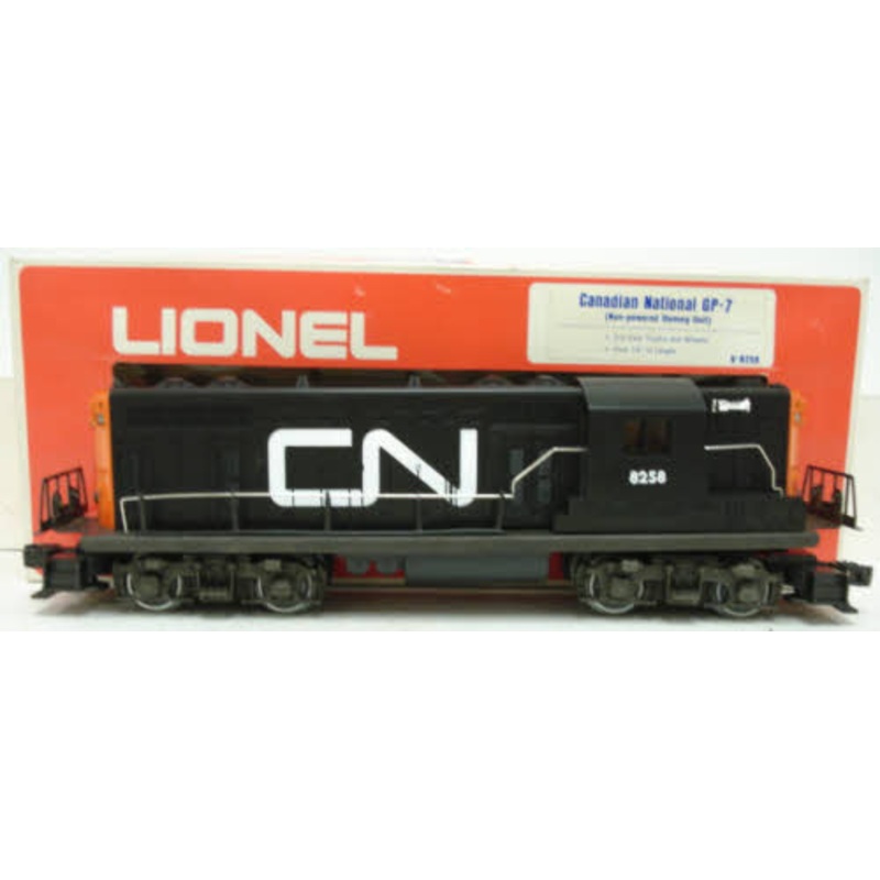 Lionel 6-8258 O Gauge Canadian National GP7 Non-Powered Diesel Locomotive EX/Box