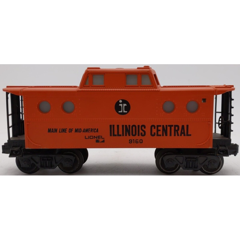 Lionel 6-9160 Illinois Central N5C Lighted Caboose EX