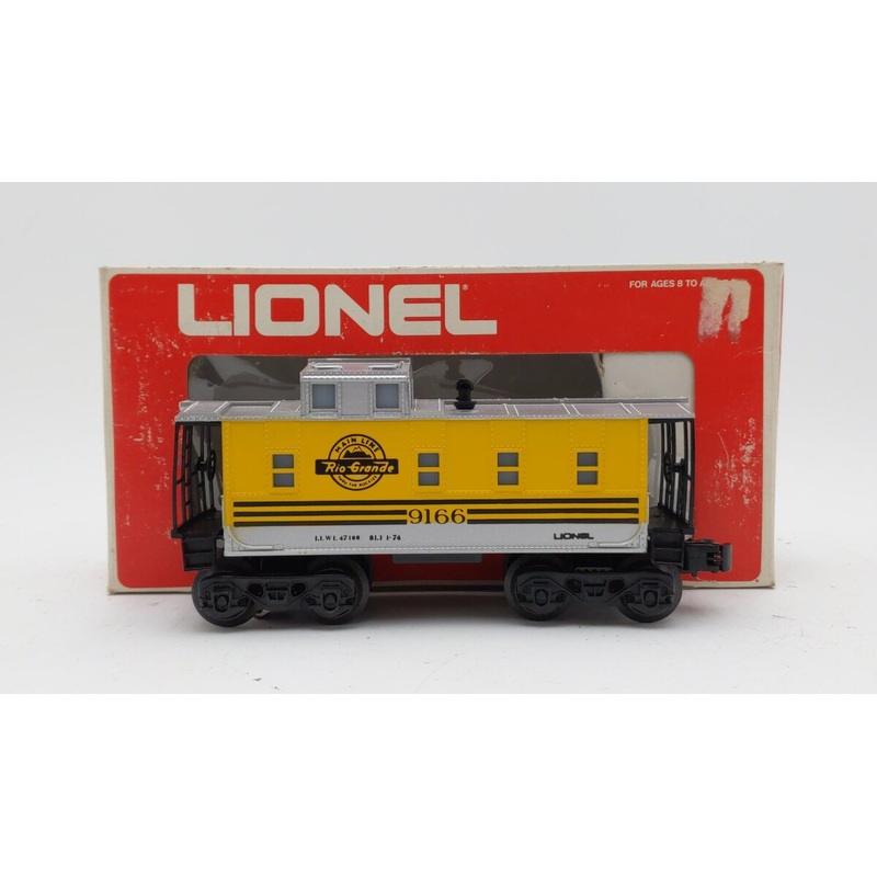 Lionel 6-9166 O Gauge Rio Grande Lighted Caboose EX/Box