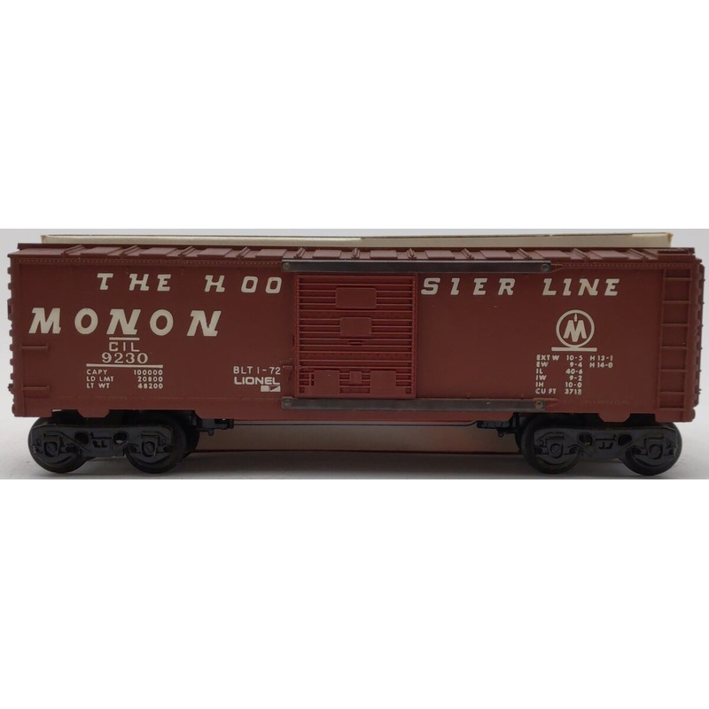 Lionel 6-9230 O Gauge Monon Boxcar EX/Box