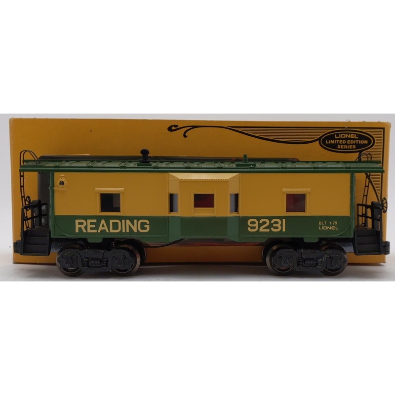Lionel 6-9231 O Gauge Reading Bay Window Caboose EX/Box