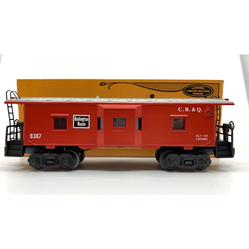 Lionel 6-9387 O Burlington Route Bay Window Caboose LN/Box