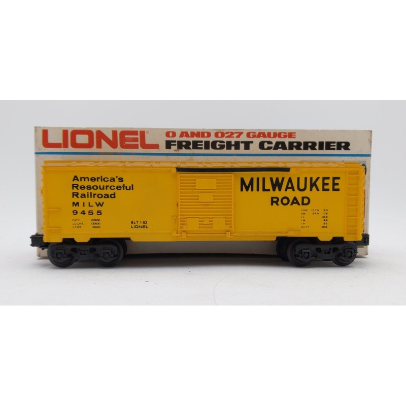 Lionel 6-9455 O Gauge Milwaukee Road Boxcar EX/Box