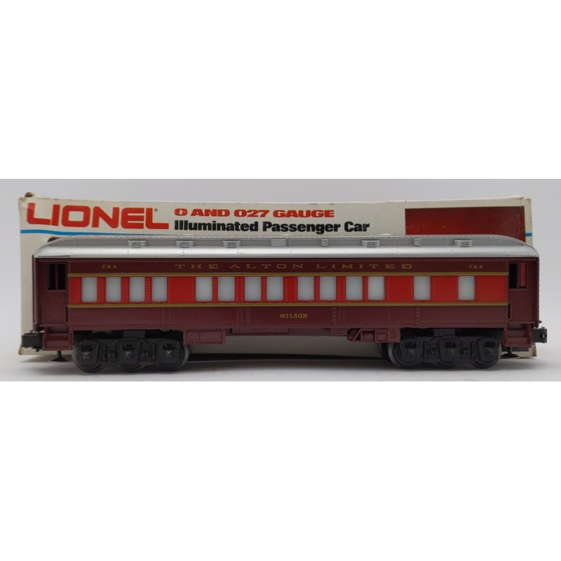Lionel 6-9556 O Gauge Chicago & Alton Wilson Passenger Car EX/Box