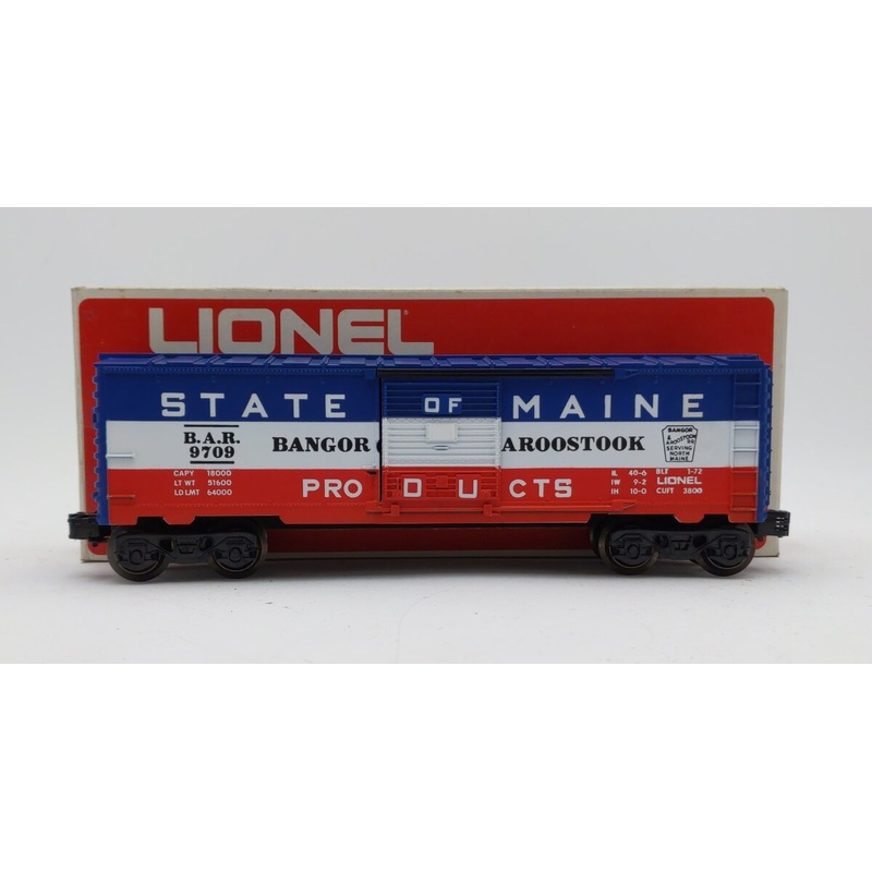 Lionel 6-9709 O Gauge State of Maine Box Car VG/Box