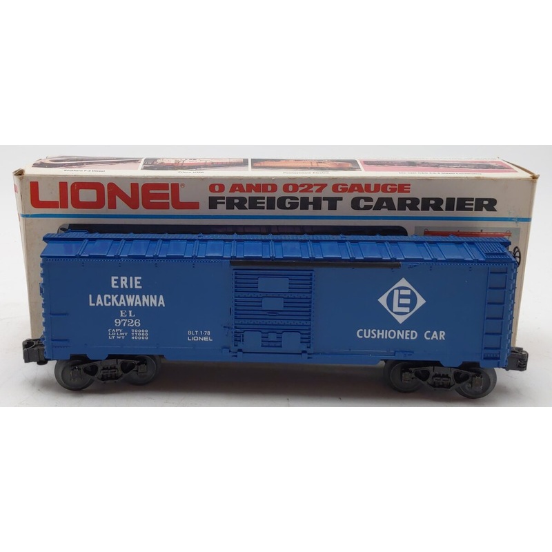 Lionel 6-9726 O Gauge Erie Lackawanna Box Car EX/Box