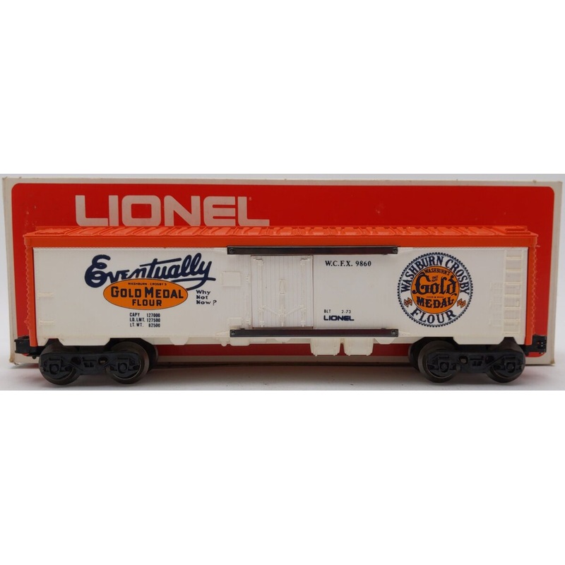 Lionel 6-9860 O Gauge Gold Medal Flour Billboard Reefer Car EX/Box