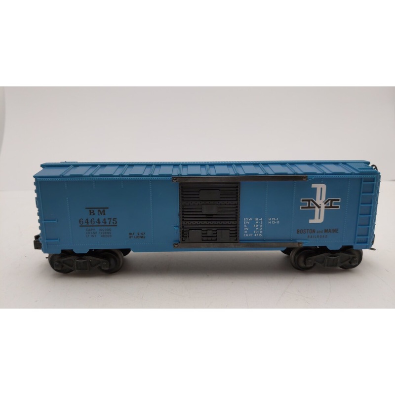 Lionel 6464-475 Vintage O Boston & Maine Boxcar – Type IIB Body Style EX