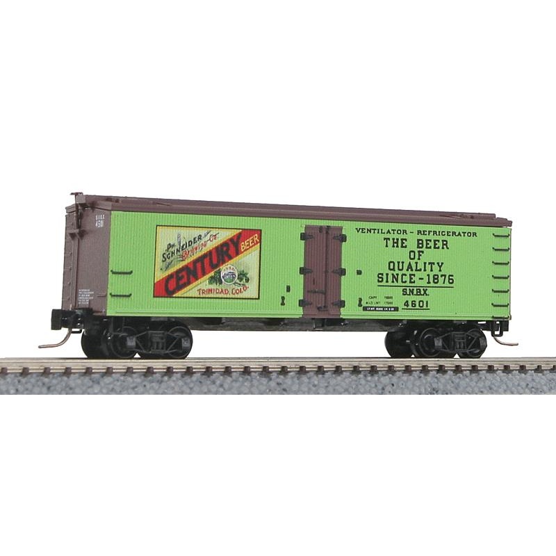 Micro-Trains 51800270 Z Century Beer SNBX 40′ Double-Sheathed Wood Reefer #4601 LN/Box
