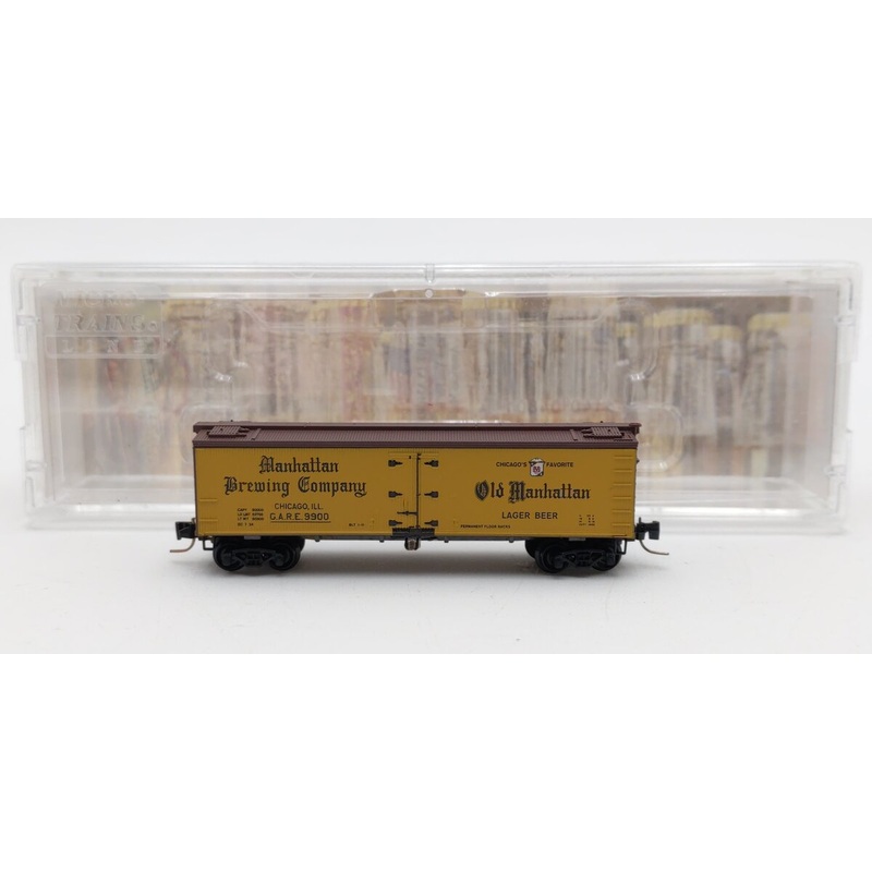 Micro-Trains 51800280 Z Manhattan Brewing Co. 40′ Wood Reefer #9900 EX/Box