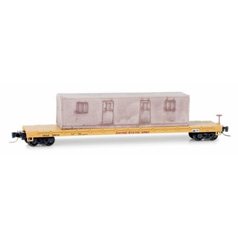 Micro-Trains 52400062 60′ Flat Car w/Load USAX #36010 LN/Box