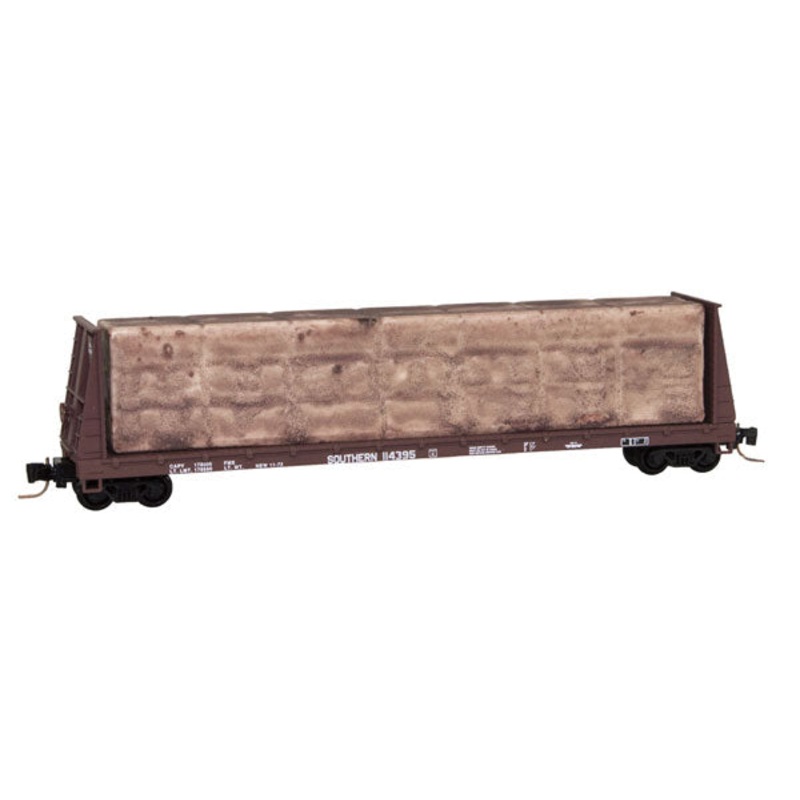 Micro-Trains 52700142 Z Southern 60′ Bulkhead Flatcar w/Load #114395 LN/Box