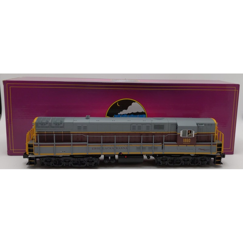 MTH 20-21697-1 O Erie Lackawanna FM Train Diesel Engine w/PS3 #1860 (Hi-Rail) LN/Box