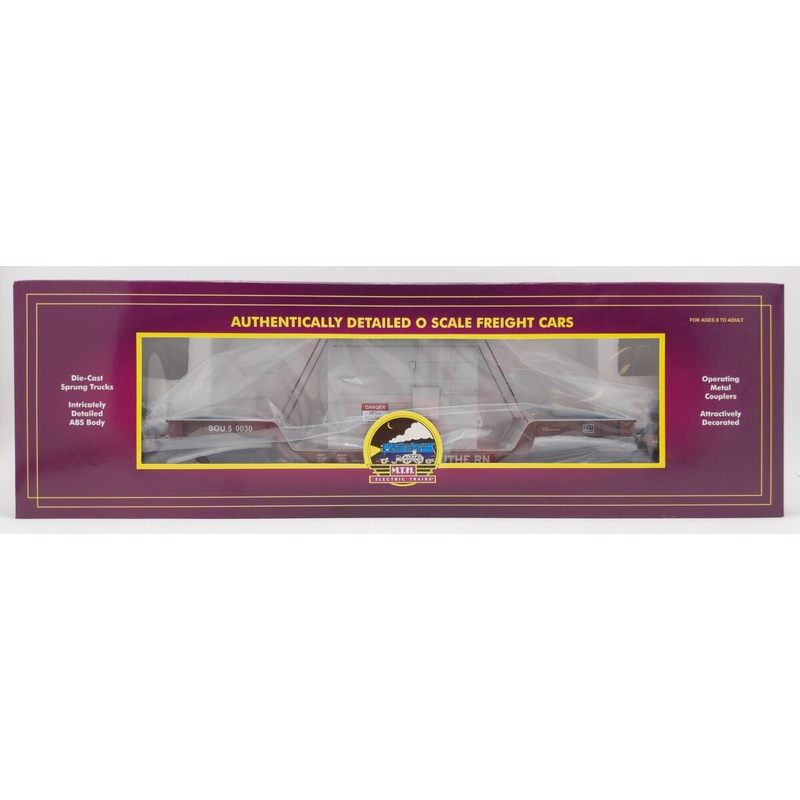 MTH 20-98410 Southern 75′ Depressed Flatcar w/Transformer #50030 MT/Box