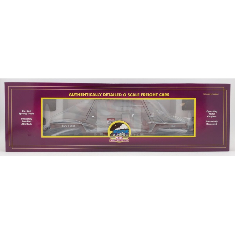 MTH 20-98410 Southern 75′ Depressed Flatcar w/Transformer #50031 MT/Box