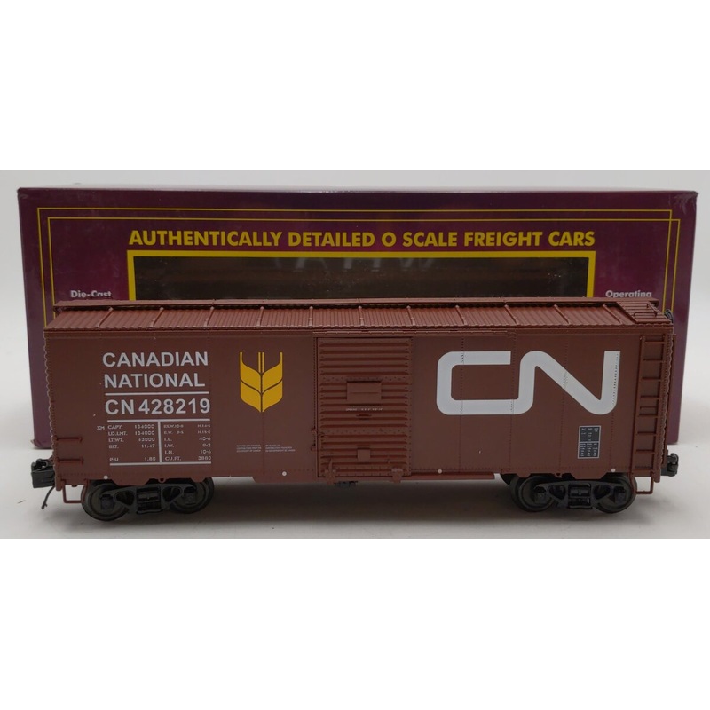 MTH 20-99392 O  Gauge Canadian National 40′ AAR Box Car #428219 LN/Box