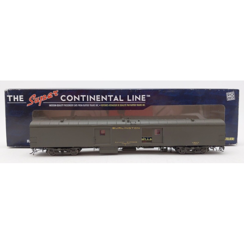 Rapido Trains 106173 HO Chicago Burlington & Quincy Baggage Express #1027 LN/Box