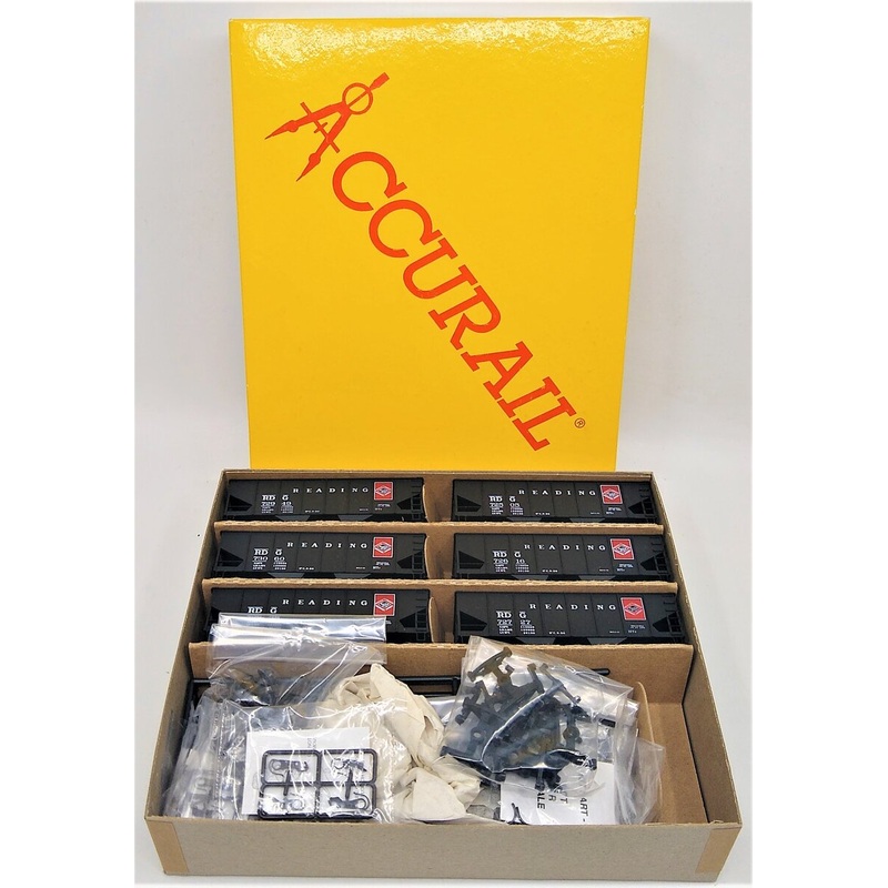 Accurail 2609 HO Scale Reading Lines Hopper Kit (Set of 6) LN/Box