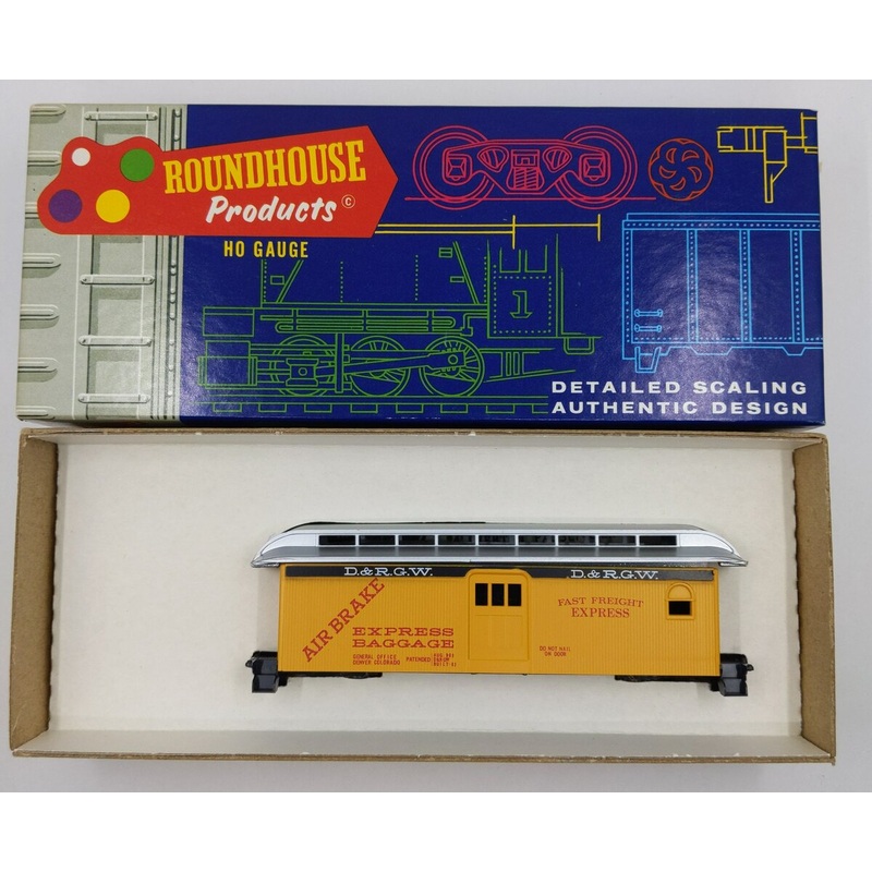 Roundhouse 3747 DENVER & RIO GRANDE OVERTON BAGGAGE KIT