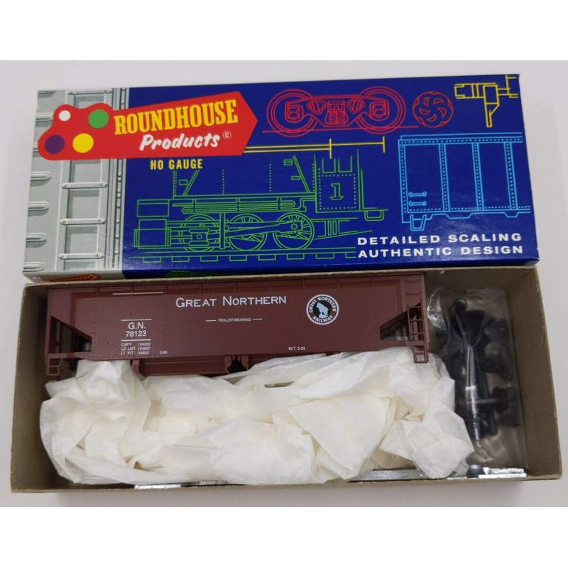 Roundhouse 7737 HO Scale Great Northern GN Ballast Hopper Small Letters Kit