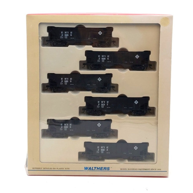 Walthers 932-944 HO Scale Erie PS-3 Twin Hoppers (Pack of 6) LN/Box