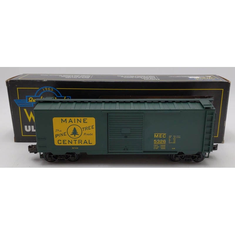 Weaver U2133LD O Gauge Maine Central PS-1 Boxcar #5326 LN LN/Box