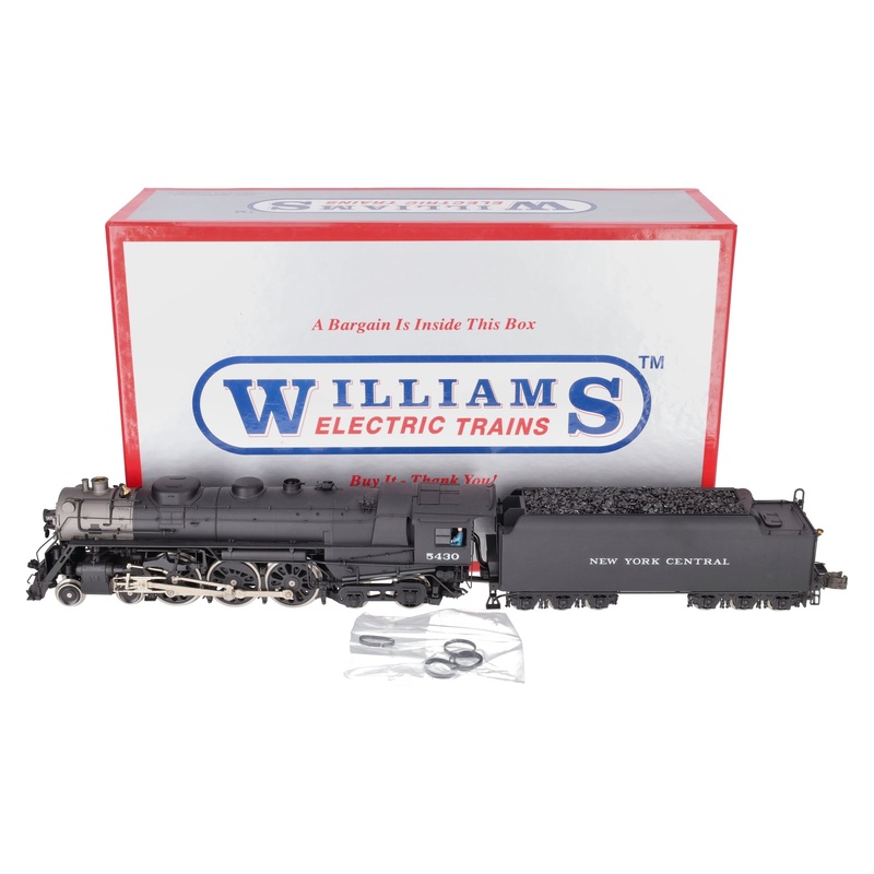 Williams 5430 O Brass NYC J-3a 4-6-4 Hudson Steam Locomotive & Tender #5430 LN/Box