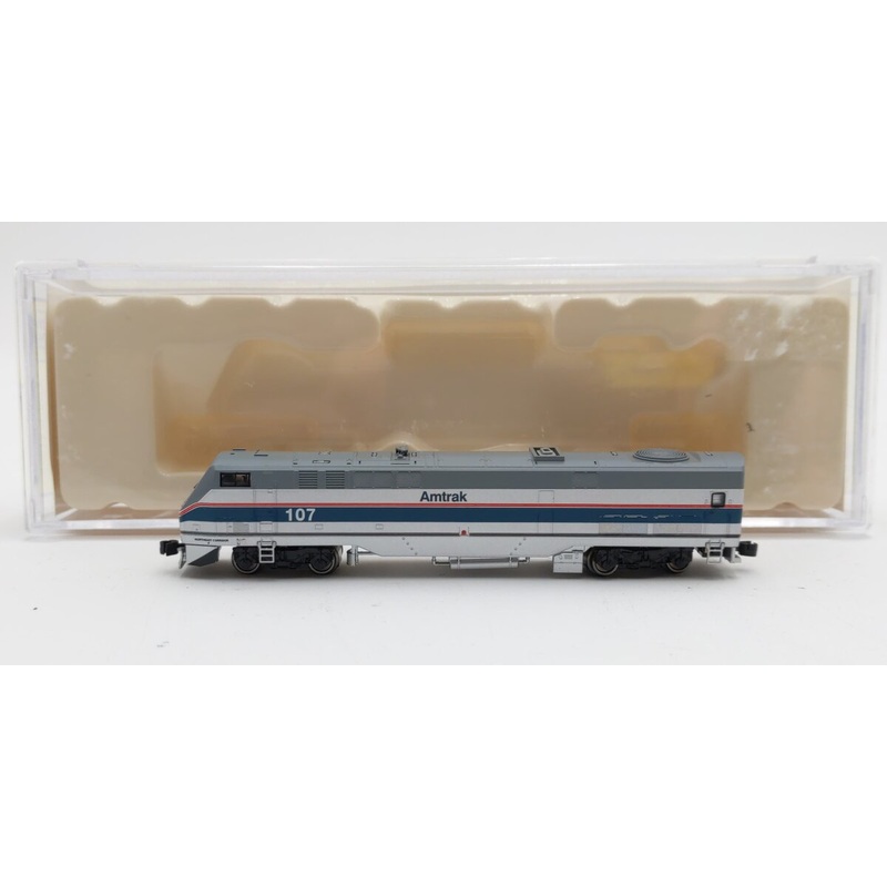 American Z-Line 63501-6 Z Scale Amtrak GE P41 Genesis Electric Locomotive #107 EX/Box