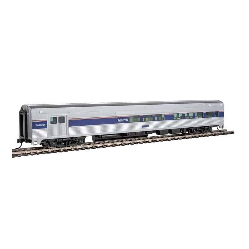 Walthers 932-6424 HO Amtrak Phase 4 85′ Budd Lounge Car NIB
