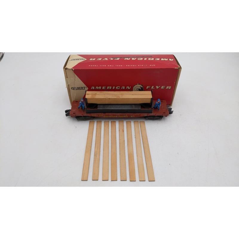 American Flyer 25015 Vintage S Lumber Unloading Car EX/Box
