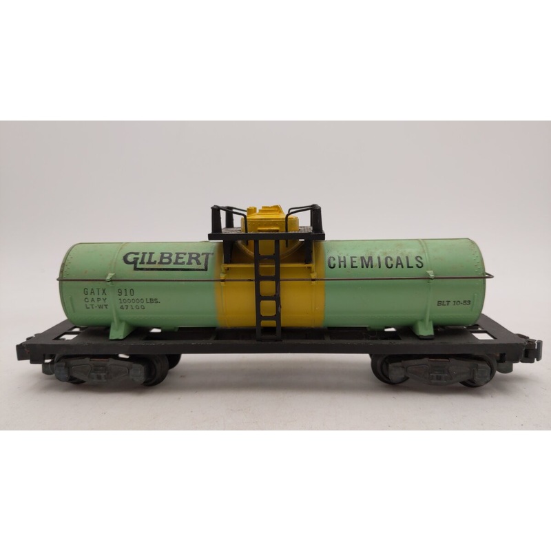 American Flyer 910 Vintage S Gilbert Chemicals Single Dome Tank Car VG