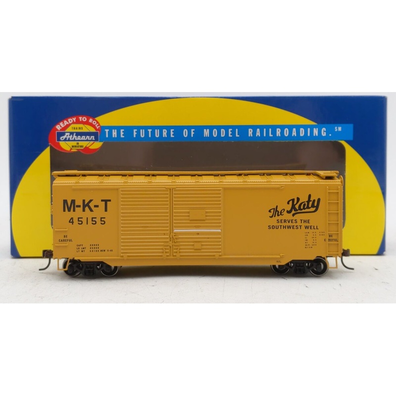 Athearn 70873 HO Missouri-Kansas-Texas 40′ Double-Door Boxcar #45155 LN/Box