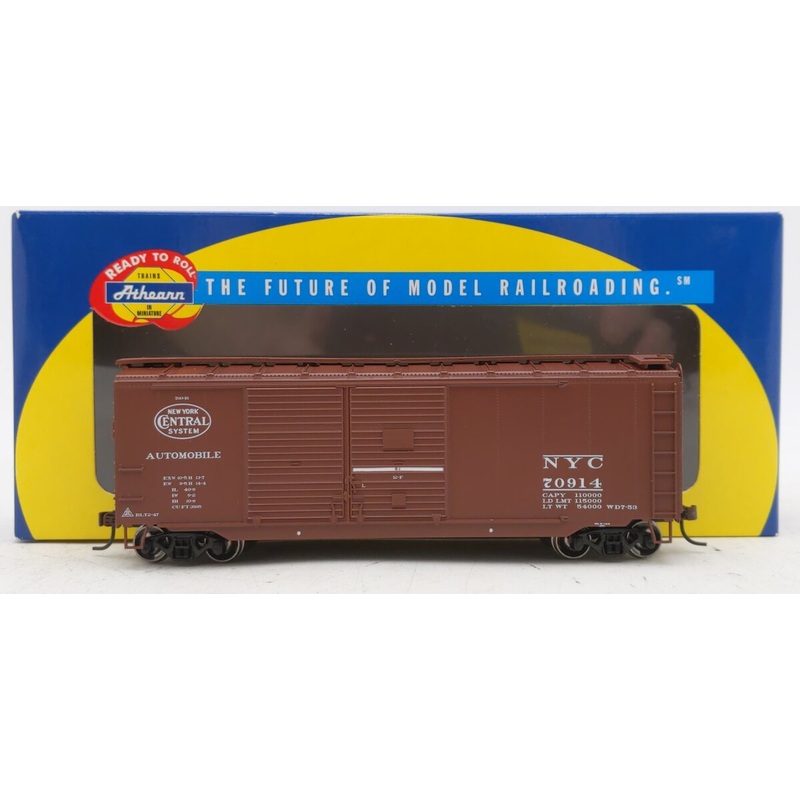 Athearn 70878 HO New York Central 40′ Double-Door Box Car #70914 LN/Box