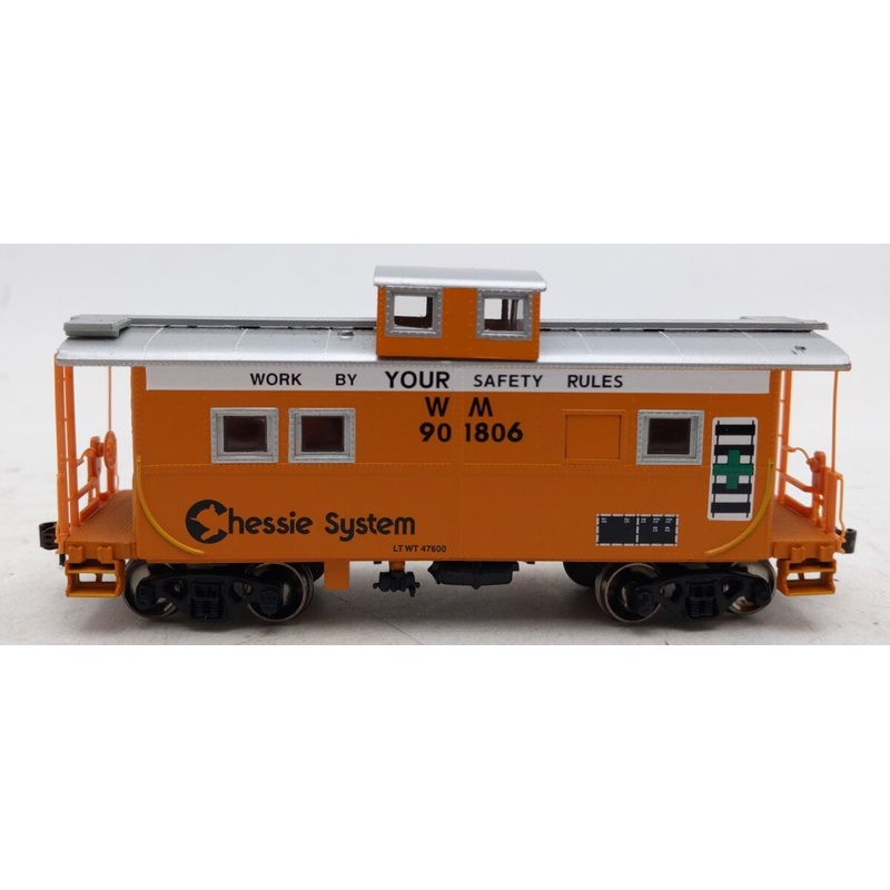 Athearn 74324 HO Scale WM/Safety Eastern 4 Window Caboose #901806 EX