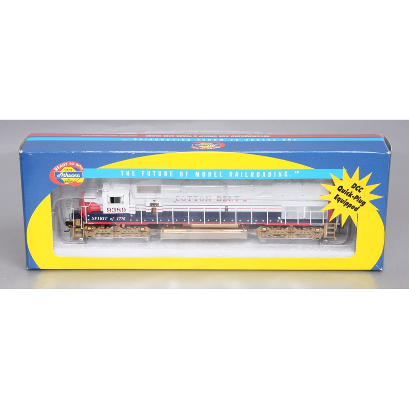 Athearn 91620 HO Scale Cotton Belt SD45T 2 Diesel Locomotive #9389 LN/Box