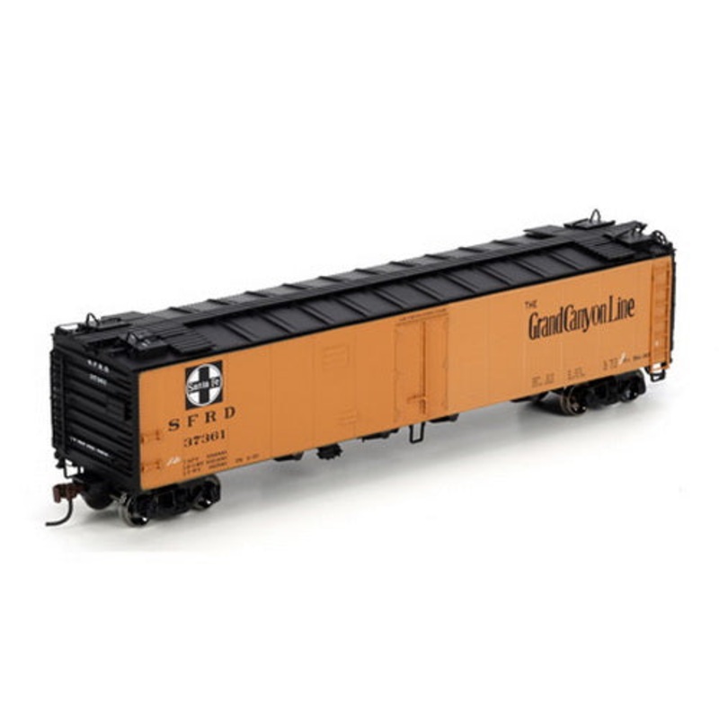 Athearn 97407 HO Santa Fe/Grand Canyon 50′ Ice Reefer #37361 NIB
