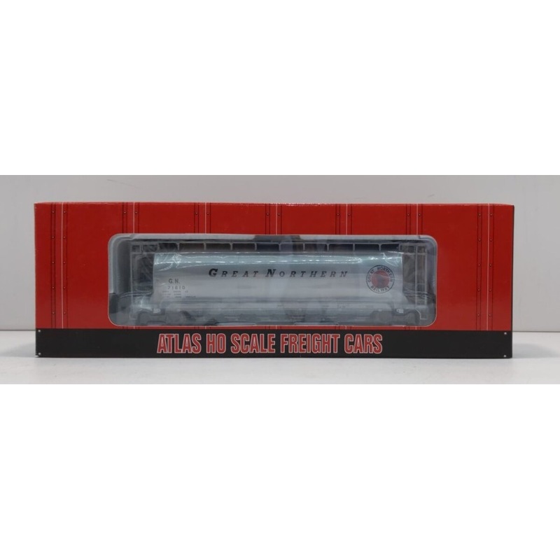Atlas 1962-2 HO Scale Great Northern ACF 6-Bay Cylindrical Hopper #71610 NIB