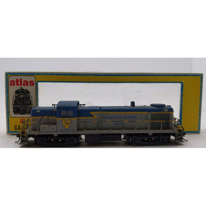 Atlas 7075 HO Scale PRR RS-3 Diesel Locomotive- D&W Custom Painted #4113 EX/Box