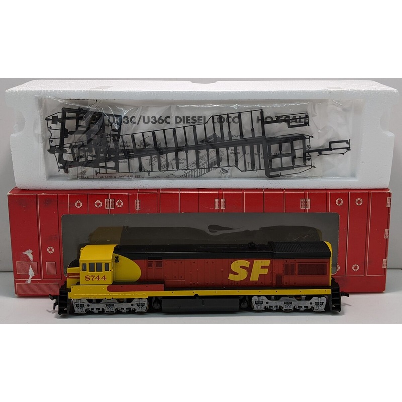 Atlas 8550 HO Scale Santa Fe Powered U36C Diesel Locomotive #8744 NIB