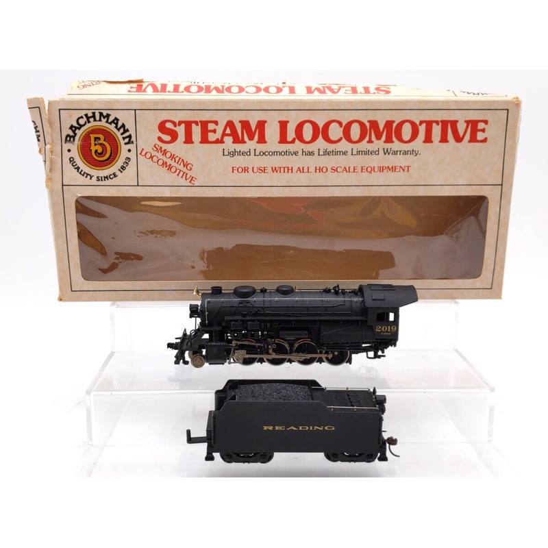 Bachmann 41-530-10 HO Reading 2-8-0 Consolidation Steam Loco w/Tender #2019 LN/Box