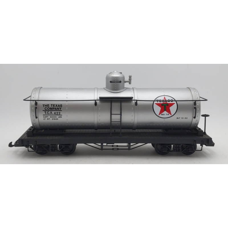 Bachmann 93432 G Scale Texaco Tank Car #422 – Plastic Wheels EX