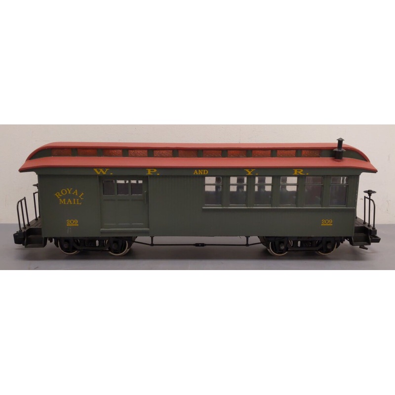 Bachmann 97119 G Scale White Pass & Yukon Combine Car #209 -Metal Wheels EX