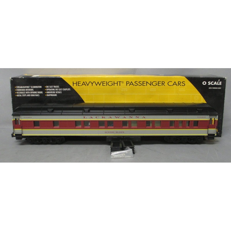 K-Line K4438-0009 O Lackawanna Scenic Slope 18 Heavyweight Pullman Car EX/Box