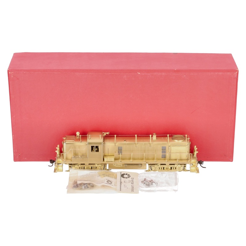 Key Imports Alco HO BRASS PRR Version RS-3 Diesel Locomotive -Unpainted EX/Box