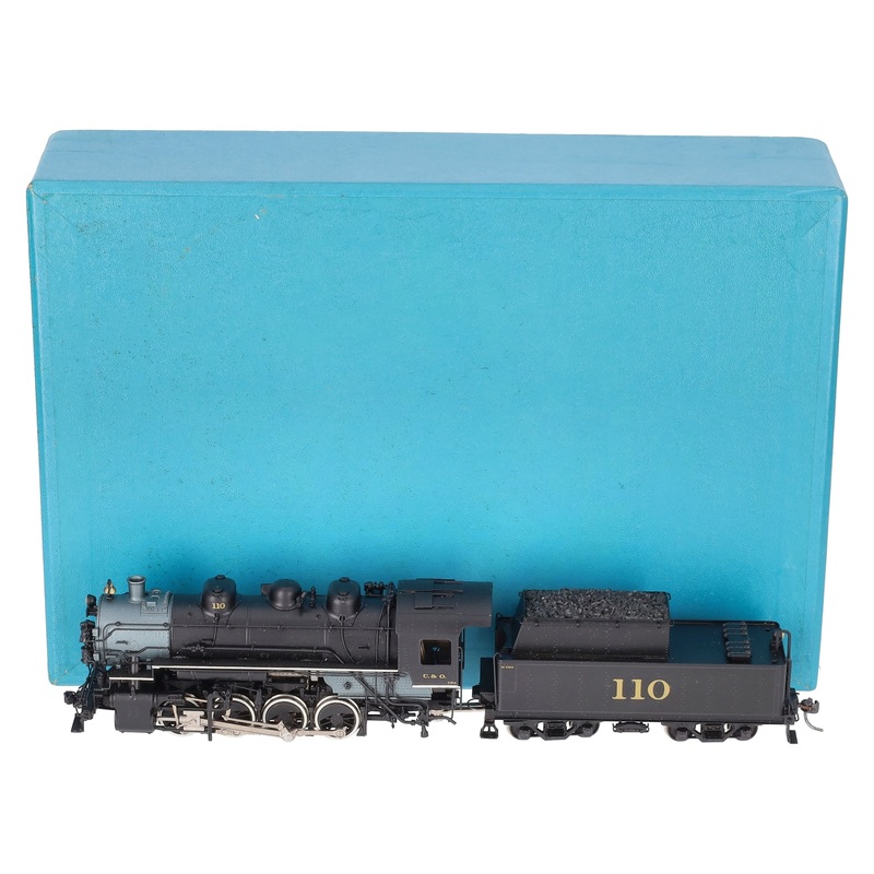 Lambert 0122 HO BRASS C&O C-15-A 0-8-0 Steam Loco & Tender – Custom Painted EX