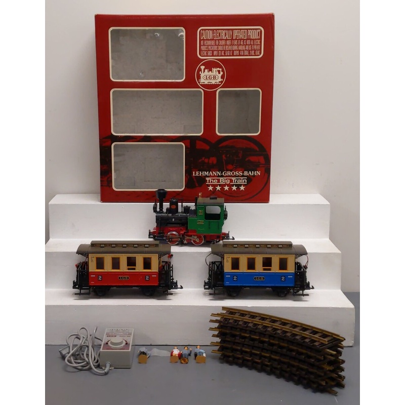 LGB 20301 G Scale Steam Passenger Train Set EX/Box