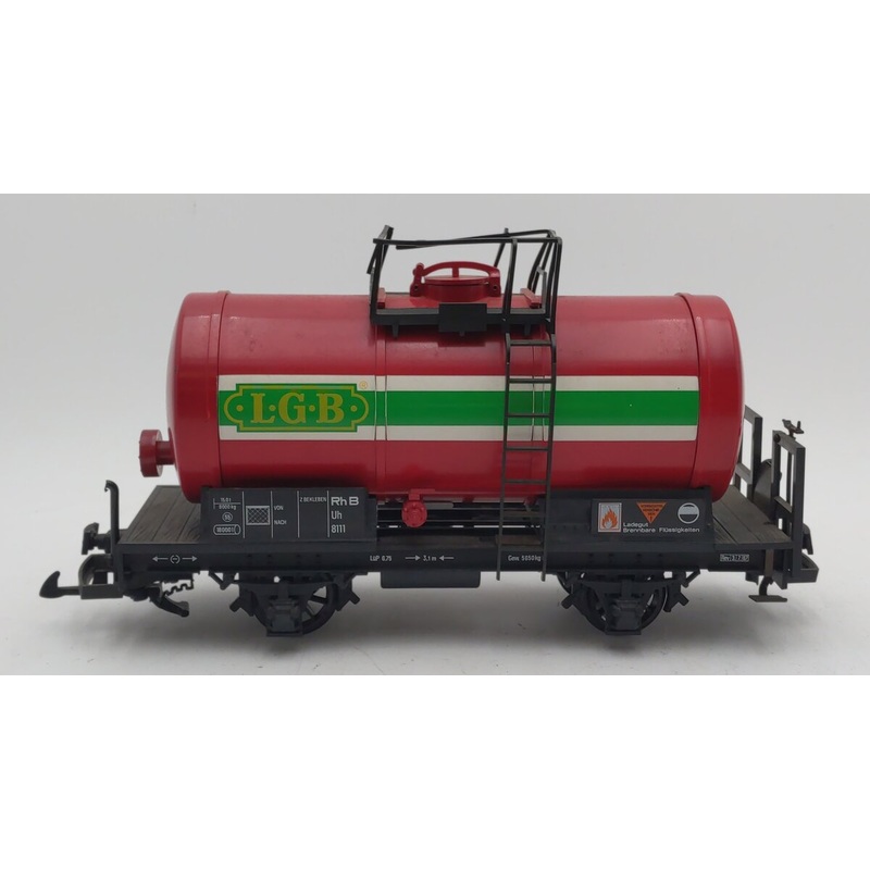 LGB 4040 G Scale Red LGB Tank Car EX